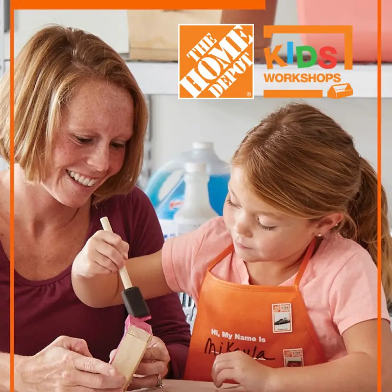 Buscar tu Kids Workshops en Home Depot es otra de las actividades que sólo puedes hacer el primer fin de semana de marzo.