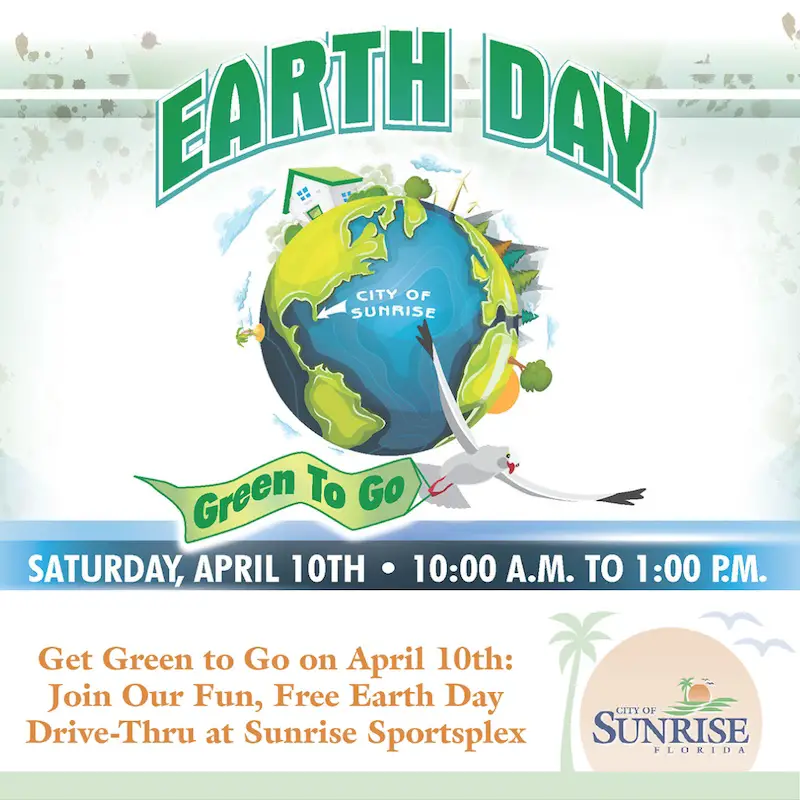 Este fin de semana de Abril la ciudad de Sunrise celebra el Día de la Tierra.